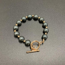 Load image into Gallery viewer, HUANZHI 2019 New Baroque Irregular Imitation Pearls Gold Metal Link Chain Bracelets for Women Girl Summer Party Jewelry