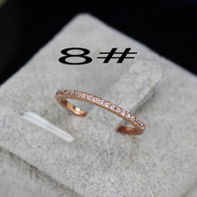 Load image into Gallery viewer, CWWZircons Adjustable Bracelet Bangle for Women Captivate Bar Slider Brilliant CZ Rose Gold Color Jewelry Pulseira Feminia CB089